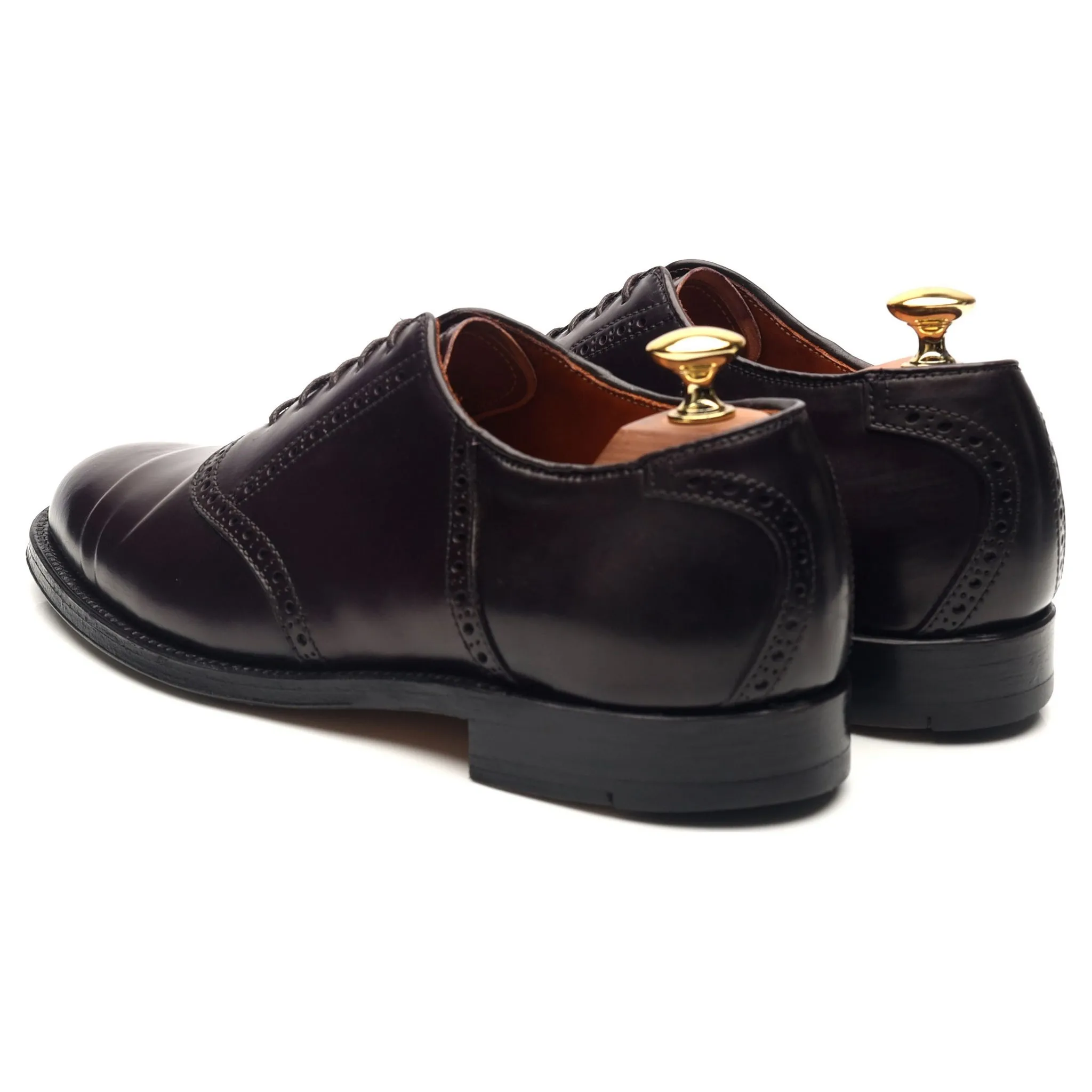 '994' Burgundy Cordovan Leather Saddle Oxford UK 6.5 US 7