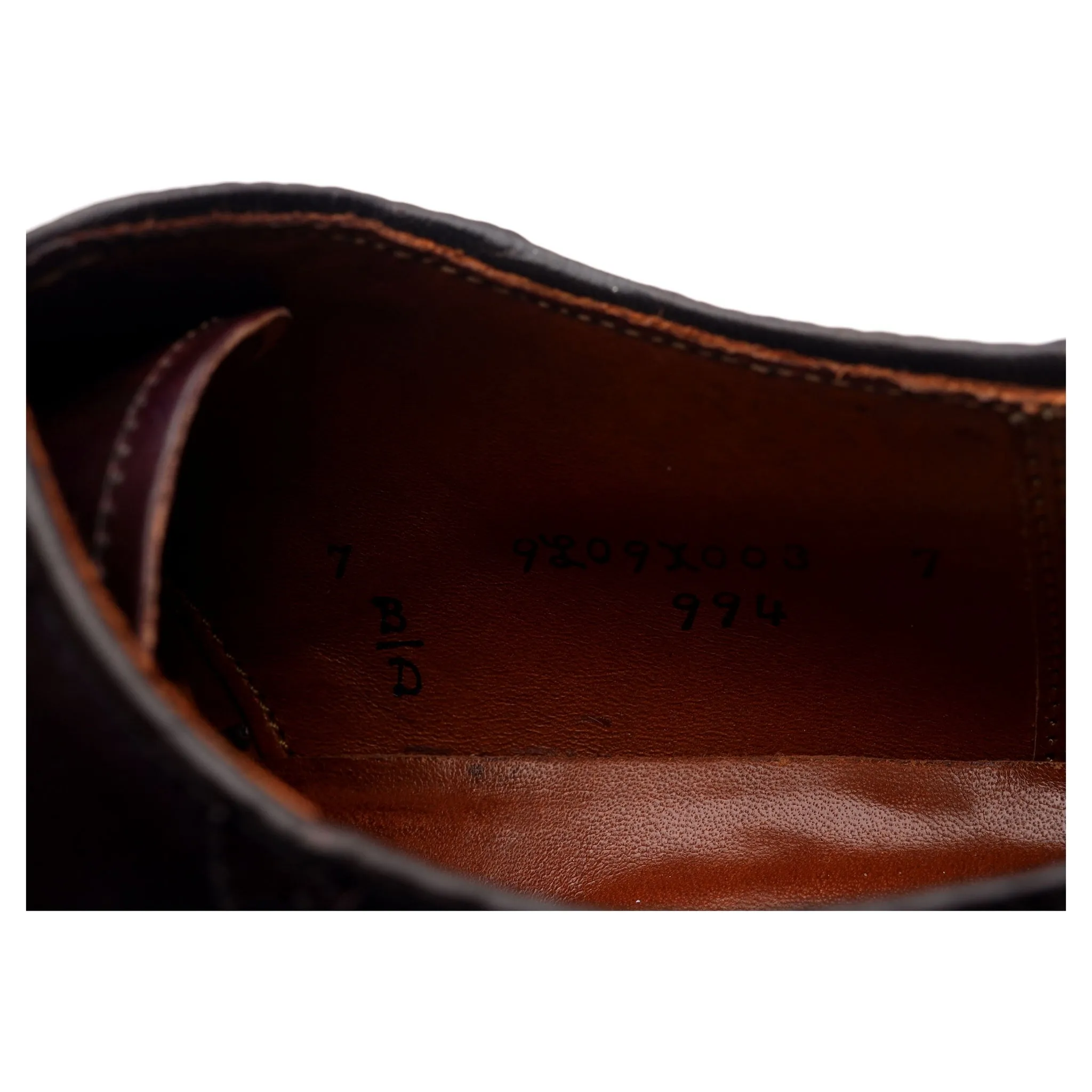 '994' Burgundy Cordovan Leather Saddle Oxford UK 6.5 US 7