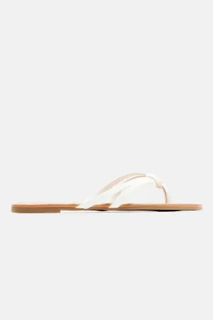 All Summer Long Flip Flops - White