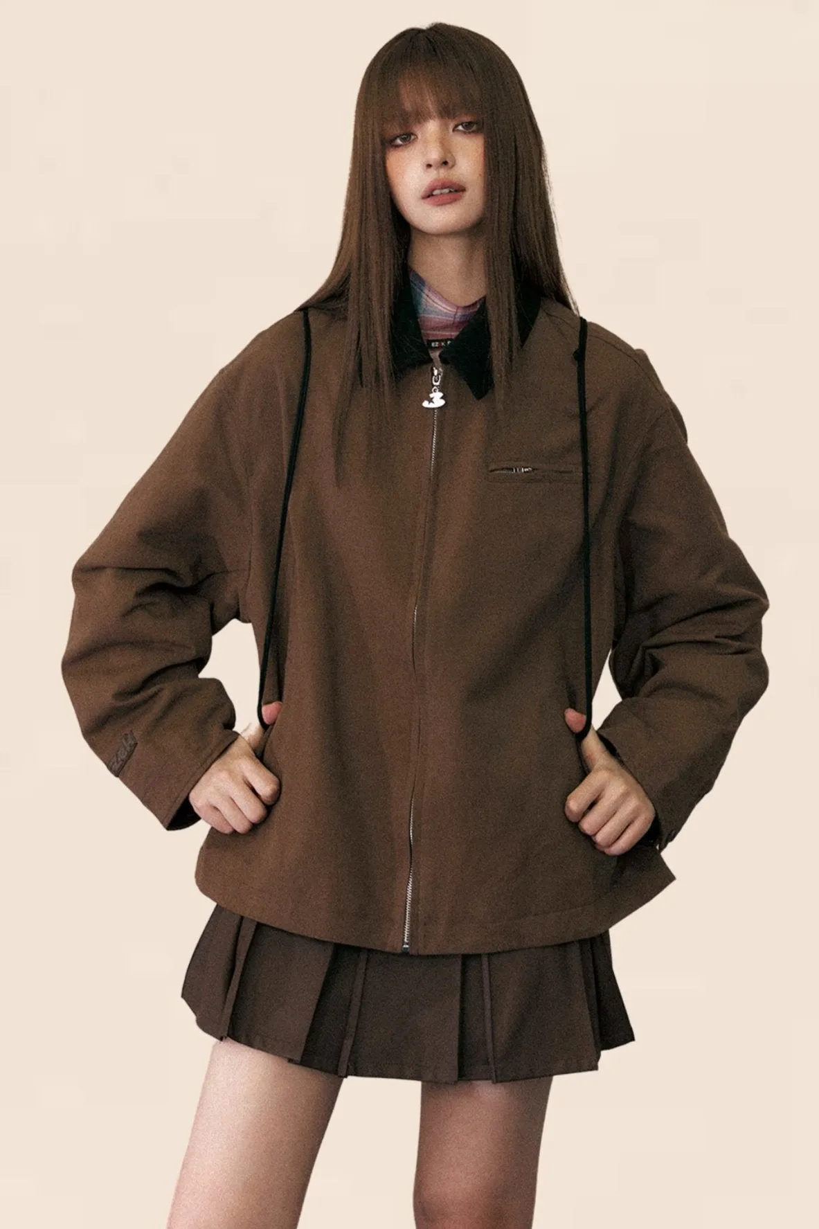 American Retro Trendy Brand Lapel Jacket