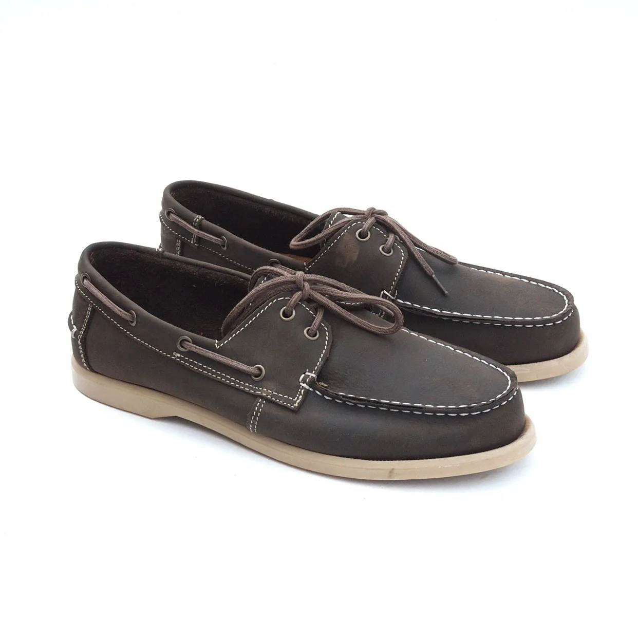 Andres Topsider Shoes (Muddy Brown)
