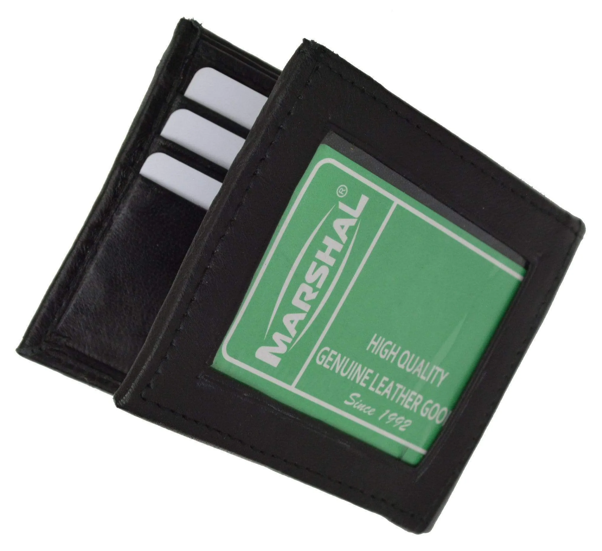 Bifold Men's Premium Leather Credit Card Holder Wallet with Outside ID  P 1358 (C)