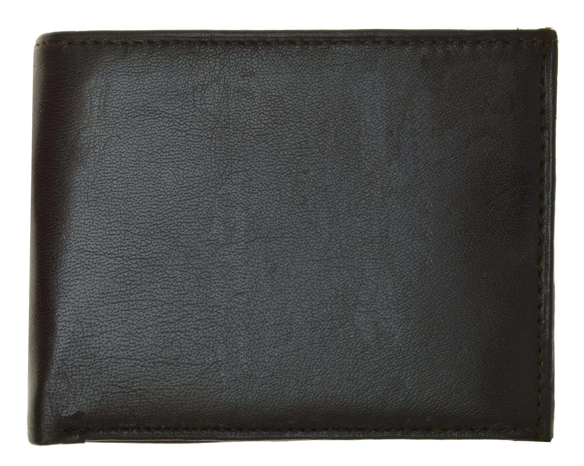 Bifold Men's Premium Leather Credit Card Holder Wallet with Outside ID  P 1358 (C)