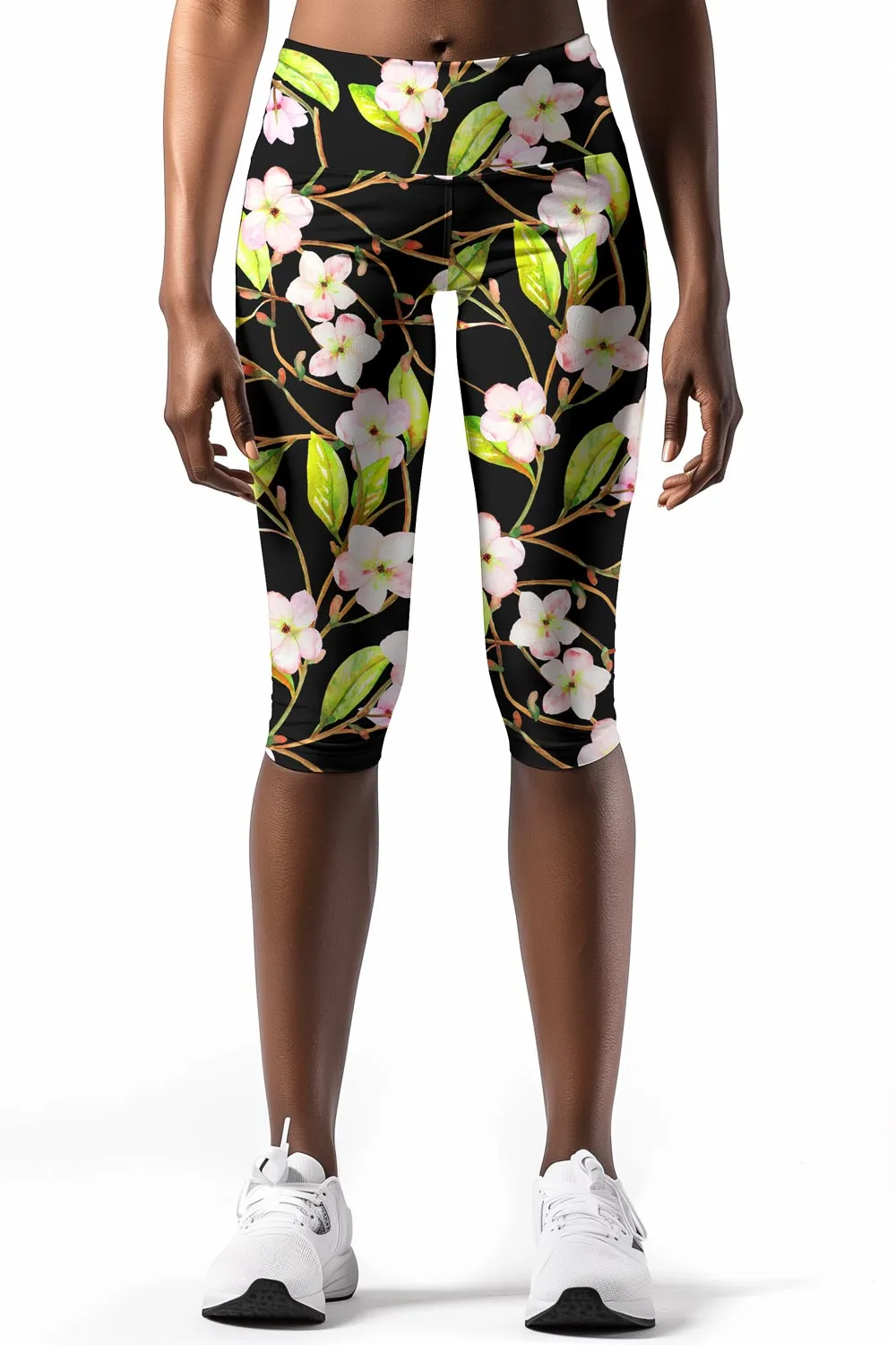 Black Muse Ellie Performance Capri Leggings - Women