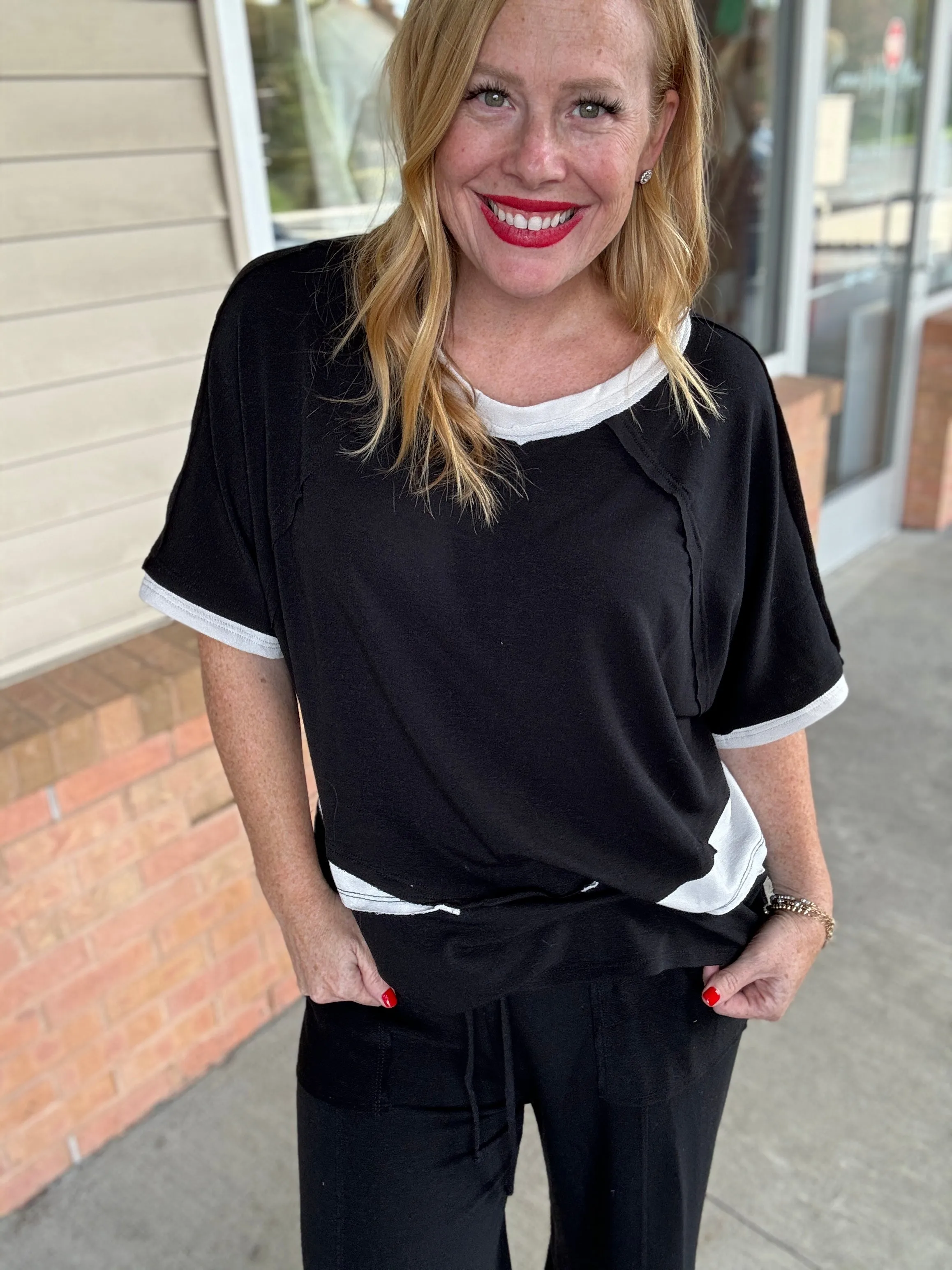 Blumin - LIVE BOX Casual Lounge Pants