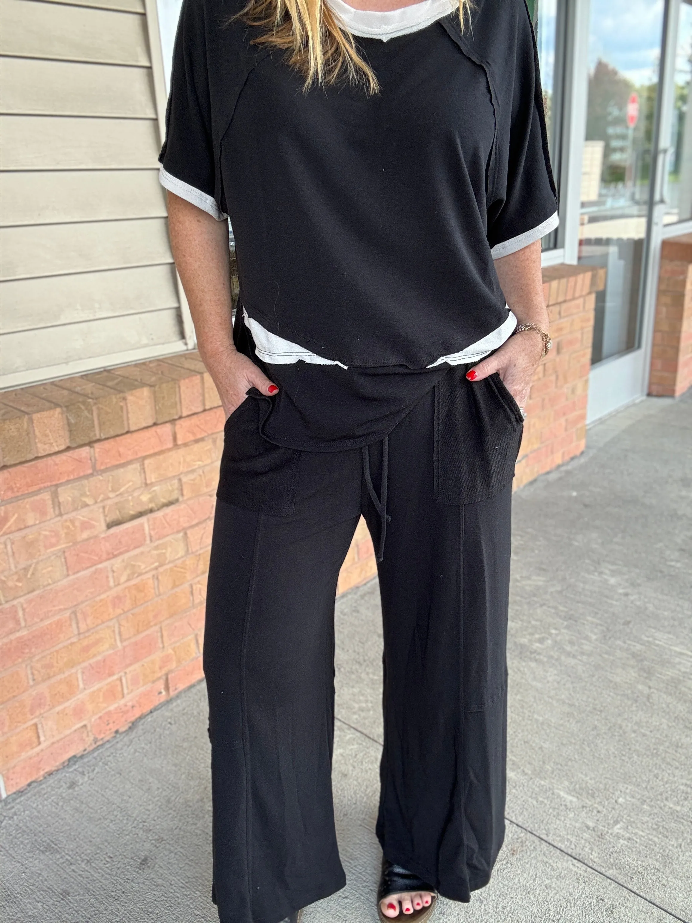 Blumin - LIVE BOX Casual Lounge Pants