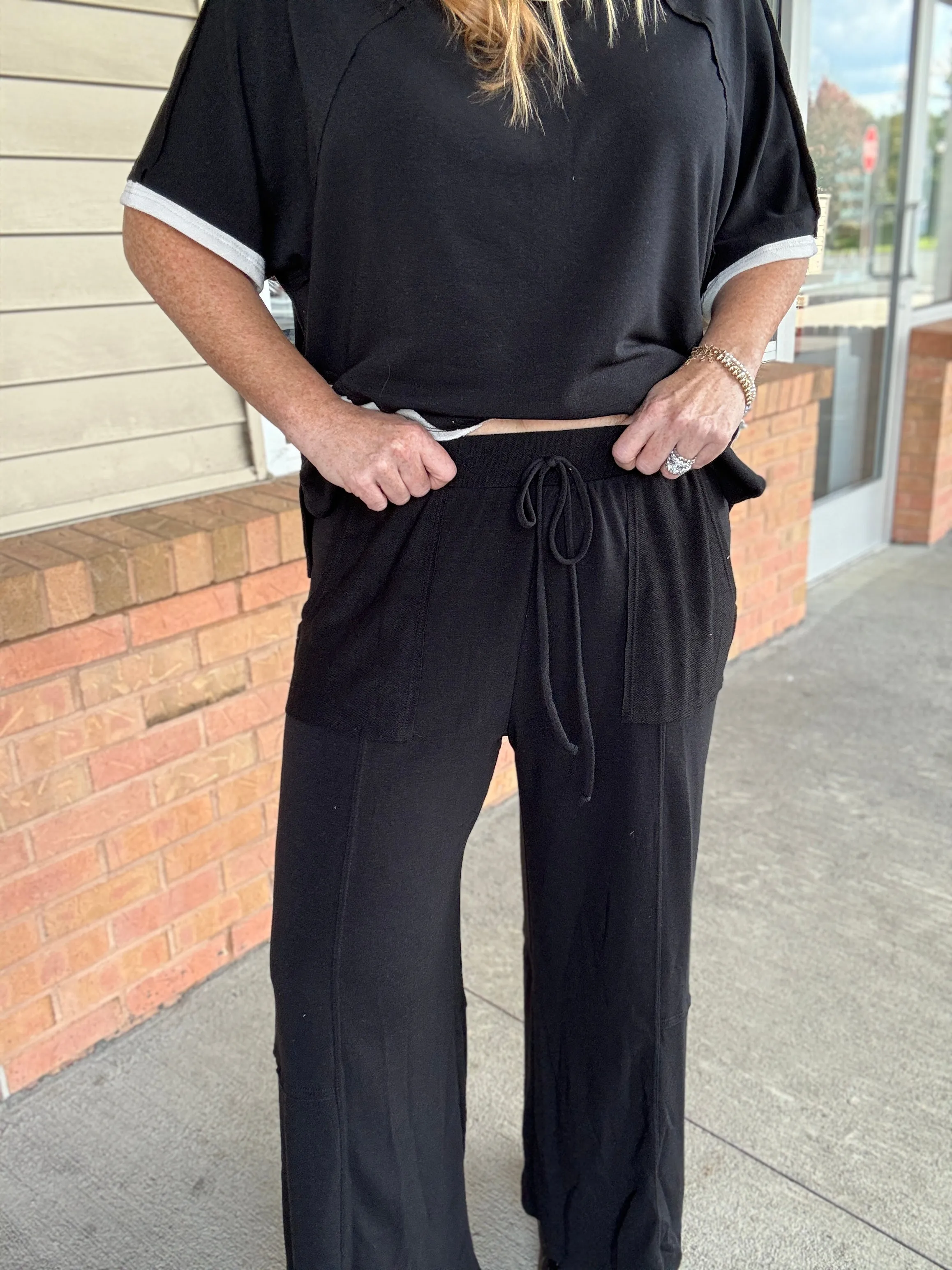Blumin - LIVE BOX Casual Lounge Pants
