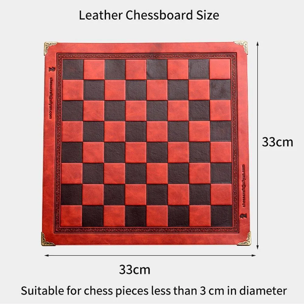 Chess Desktop Intelligence Game Movie Theme Toy Luxury Knight Hand-painted