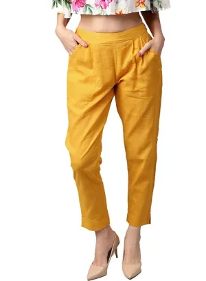 COTREL TROUSER PL MUSTARD