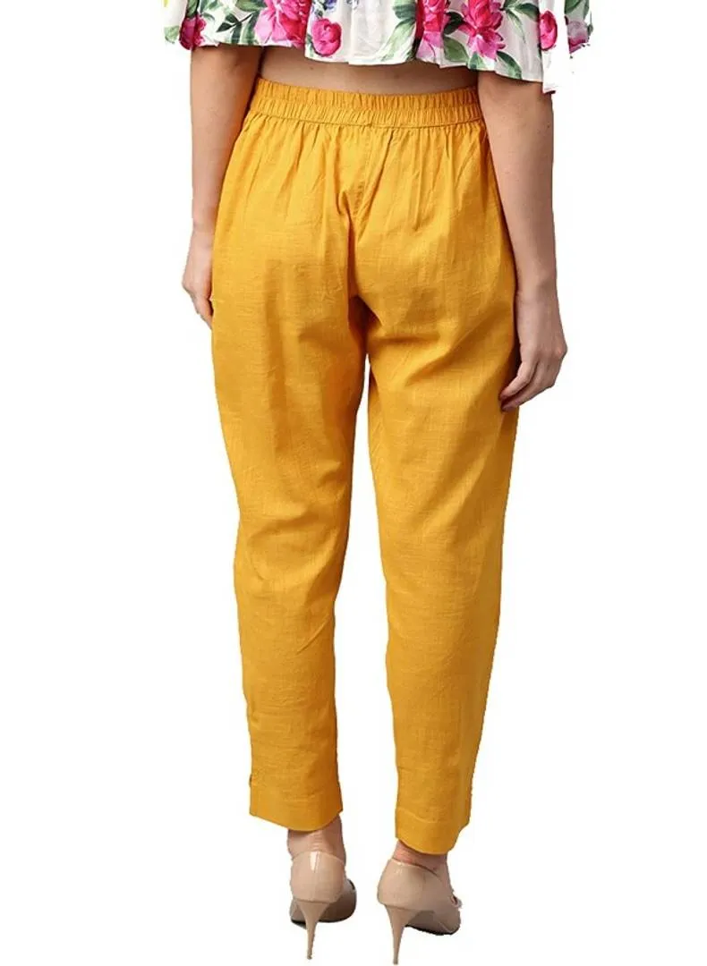 COTREL TROUSER PL MUSTARD