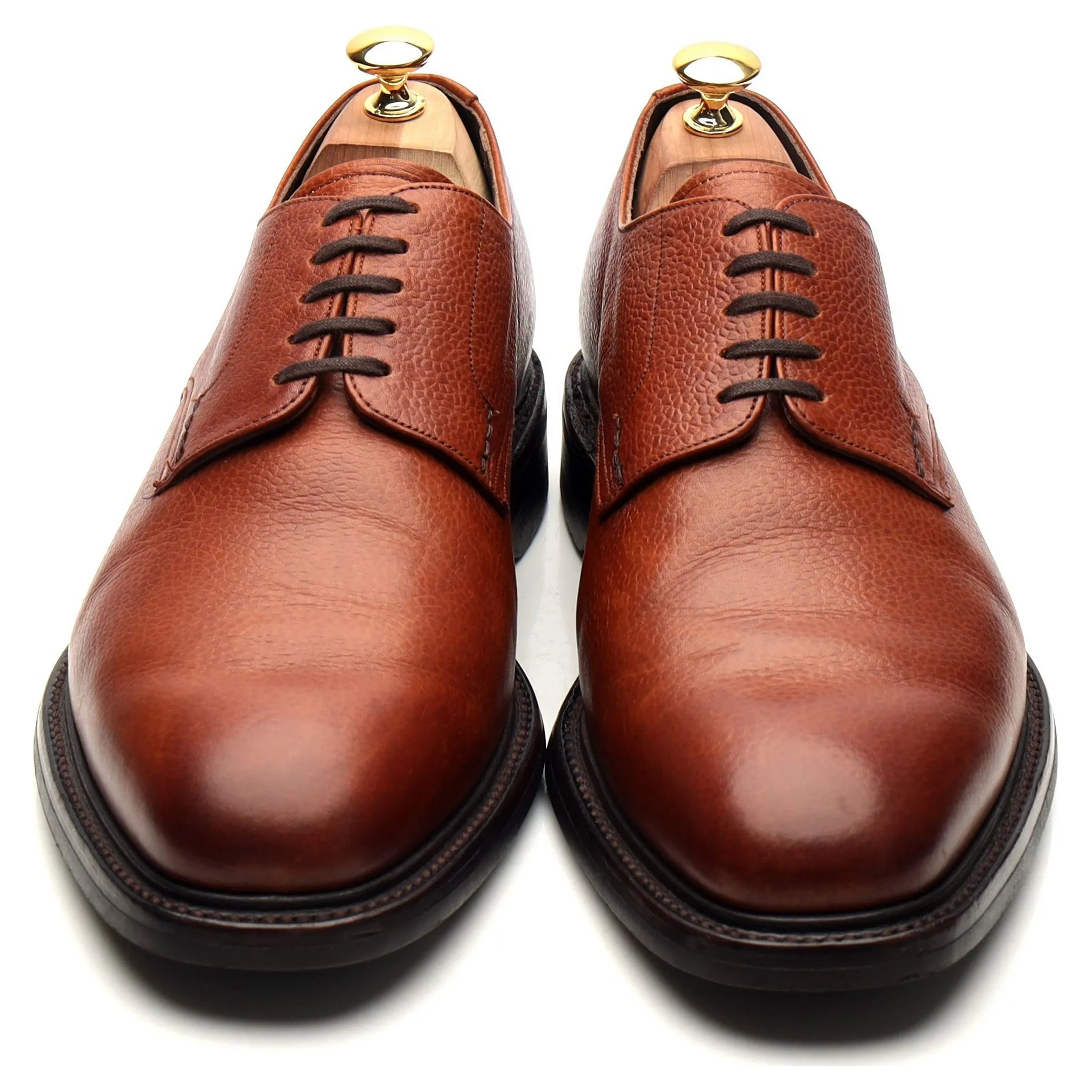'Epsom' Tan Brown Leather Derby UK 10.5 G