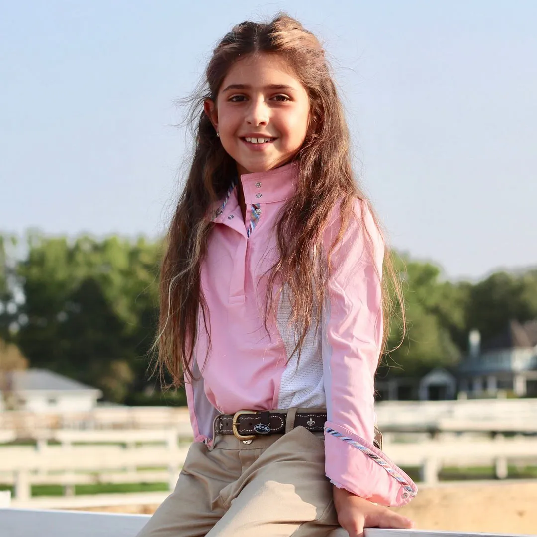 Equine Couture Children's Cara Long Sleeve Show Shirt
