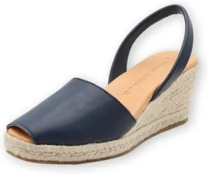 Espadrille Wedges for Women  Dressy Soft Leather Peep Toe Womens Wedge Sandals, Casual Summer Slip on Espadrilles