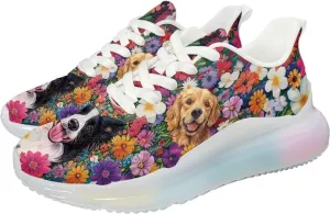 GOSTONG Womens Air Cushioning Running Shoes Breathable Mesh Training Shoes Non Slip Indoor Outdoor Athletic Sneakers US 6-11