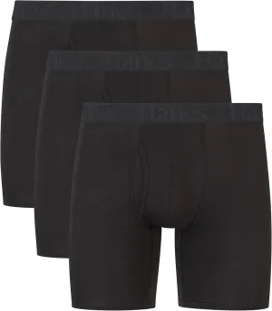 Hanes Men's Originals Supersoft Boxer Briefs & Trunks Underwear (3 Pack)