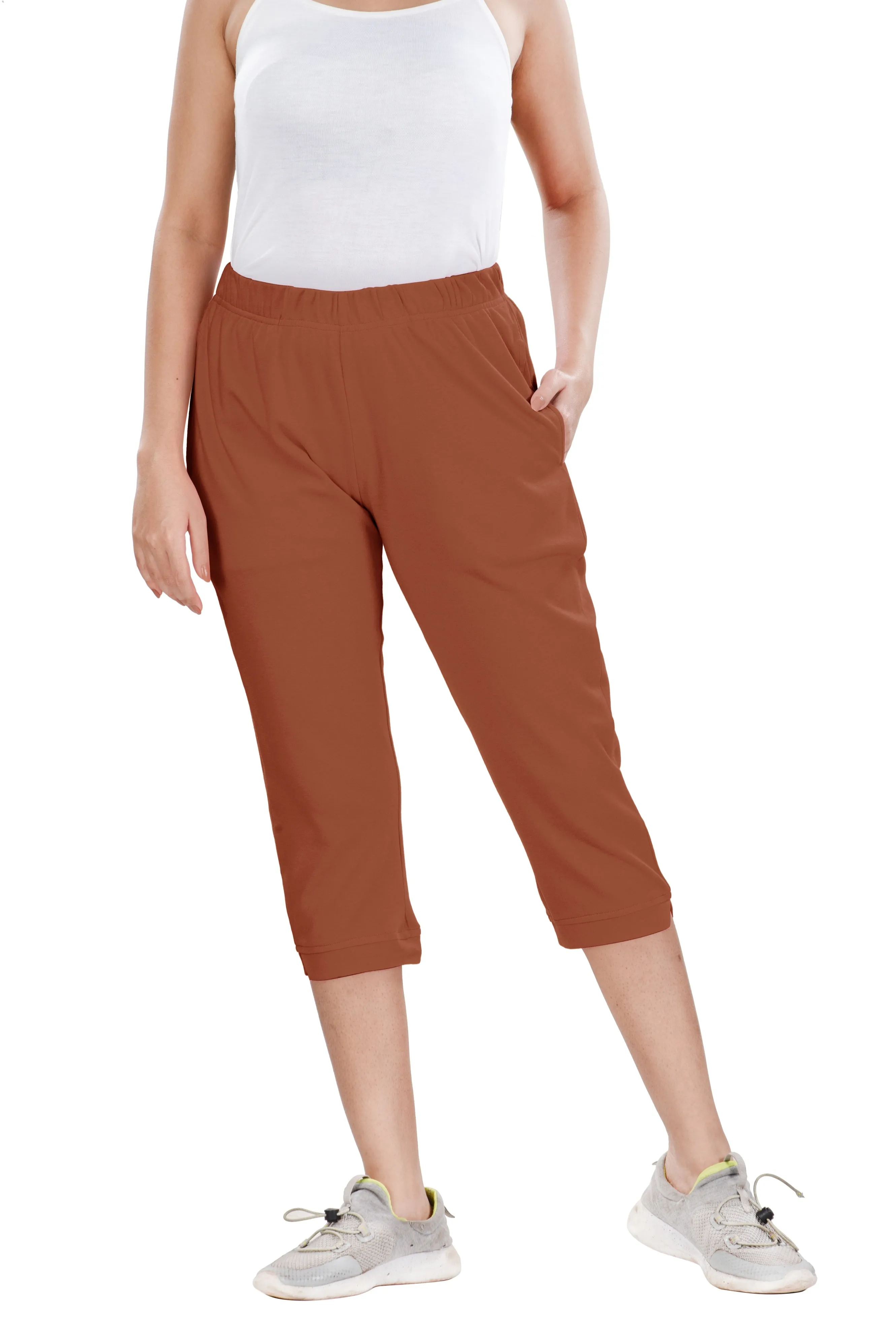 Knit Capri (Rust)