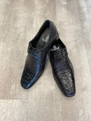 Lombardy Italia Collezione - Black Crocodile Leather