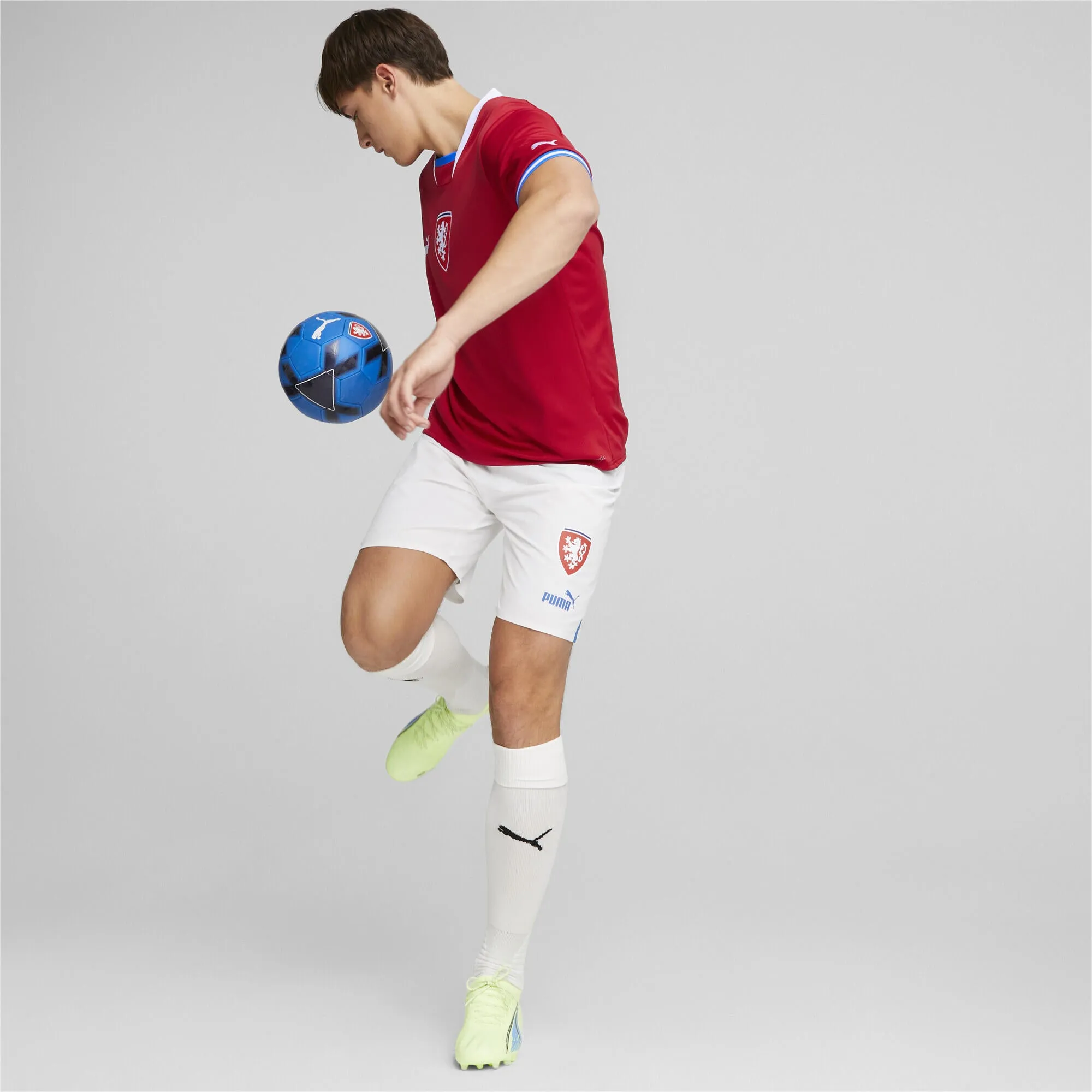 Men's home T-shirt 22/23 Czech Republic PUMA, red