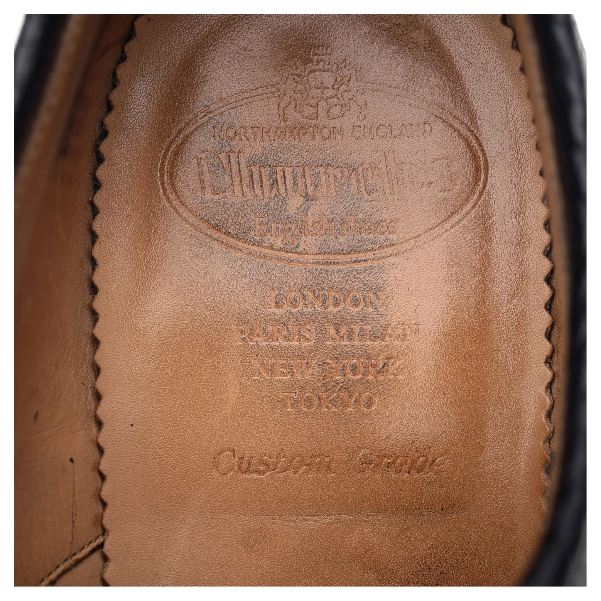 'Newbridge' Black Leather Derby UK 9.5 G