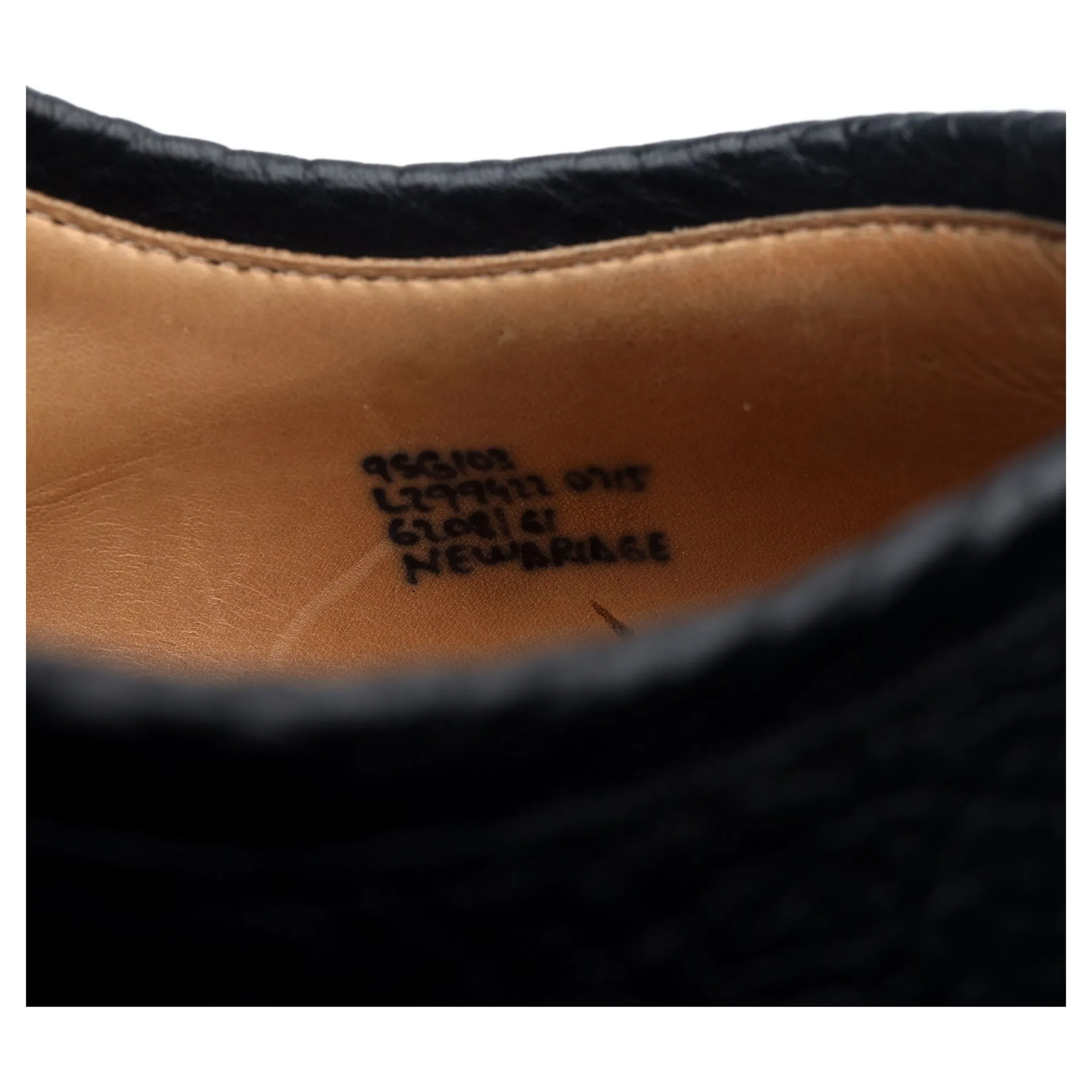 'Newbridge' Black Leather Derby UK 9.5 G