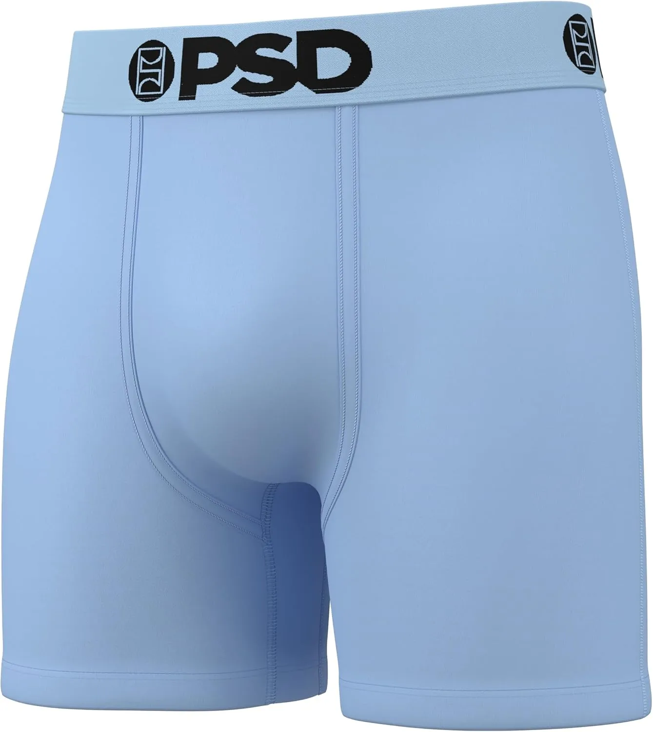 PSD Men's Mid Length Boxer Briefs - 5 Inch Inseam Breathable and Supportive Men's Underwear with Moisture-Wicking Fabric