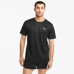 Puma Favorite Short Sleeve Men Running T-Shirt Black