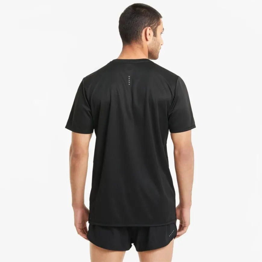 Puma Favorite Short Sleeve Men Running T-Shirt Black