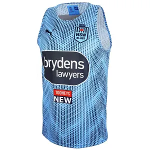 Puma New South Wales Blues Mens NRL Rugby Training Singlet